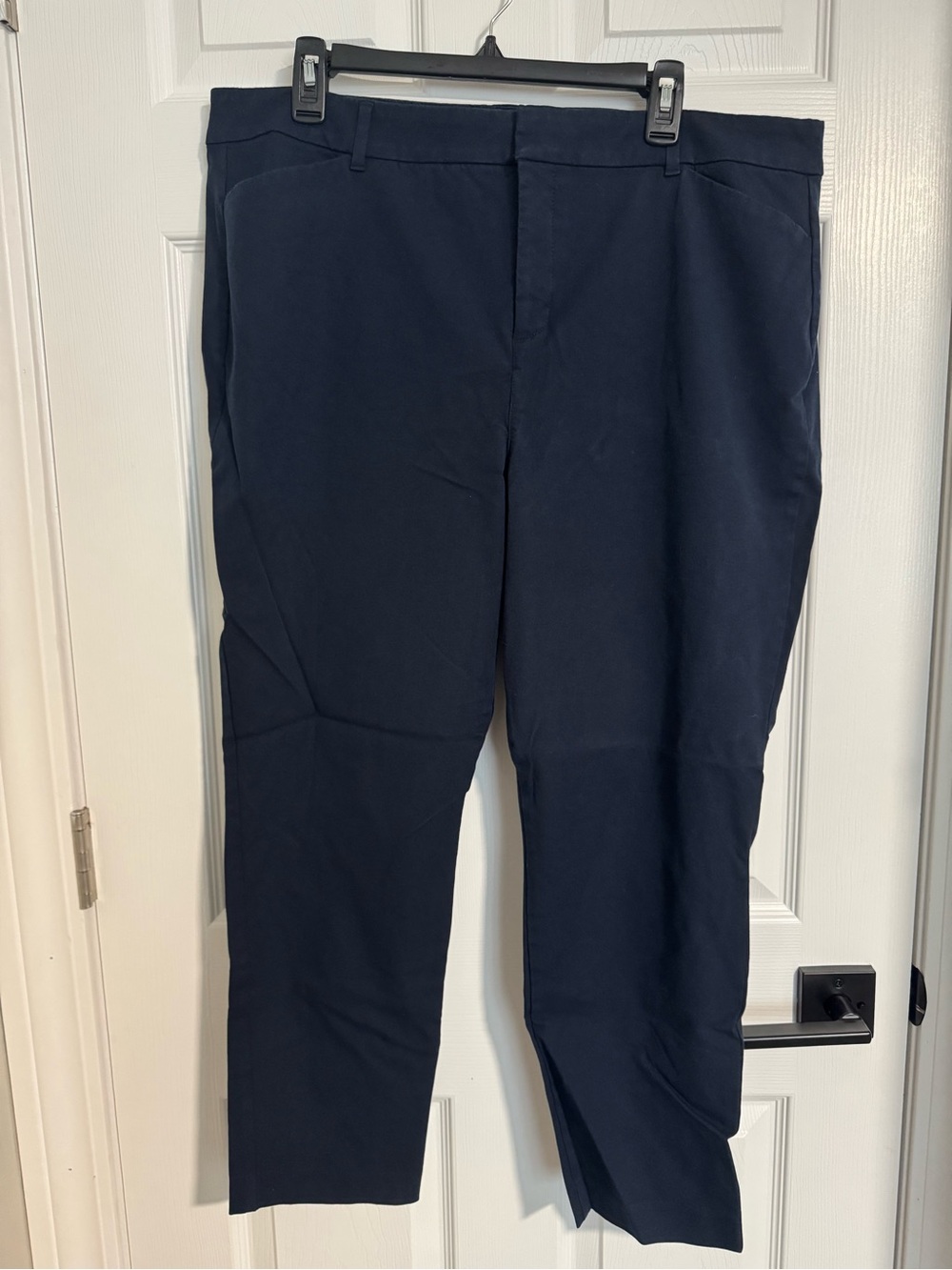 Women’s Navy Dress Pants - Classic Straight Fit